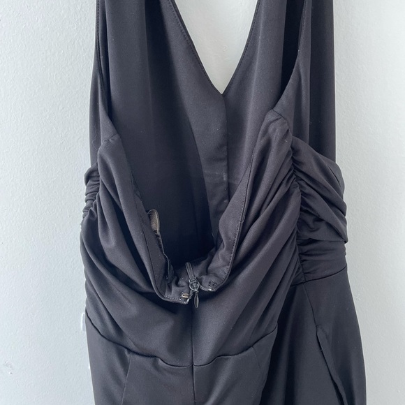 Satin Black Guess Romper - Picture 3 of 3